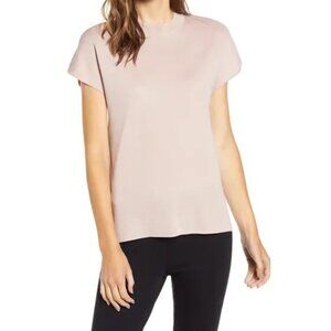 ANNE KLEIN Mock Neck Dolman Sweater In Ballet